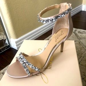 Brand new never worn in the box sandals. champagne